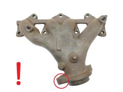 Galerie evacuare 8200725575 8200191350 6001548025 1.4 1.6 Dacia Renault