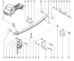 Bridă arc Original Renault Mascott 5010537365