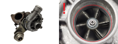 Turbosuflantă 9644384180 0375F9 2.0 HDI 16v Garrett Citroen C8 807 Peugeot