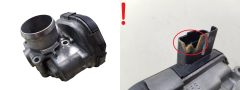 Supapă corp clapetă accelerație Citroen Peugeot 9673534480 1.6 HDI Delphi 2607