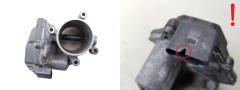 Supapă corp clapetă accelerație 03L128063R A2C31762900 VWAG 3060