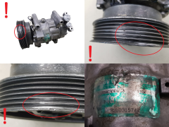 Compresor Climatizare 8200315744 SD6V12 1416K Sanden Renault 67