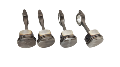 Biele Tłoki Kit 1.2 16v D4F770 Renault Twingo 2