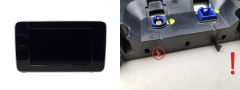 Afișaj navigație Mercedes-Benz A2059004113 0263701254 Bosch 3