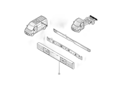 Bara de protecție Spate Nou Original 756107223R Renault