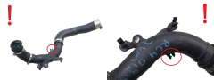 Furtun aer încărcat 144604208R 0.9 TCE Dacia Sandero 2 Renault Captur Clio 4