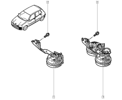 Claxon Original Renault Clio II 8200871430