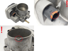 Supapă corp clapetă accelerație Renault 8200171134 8200190230 1.6 16V 3