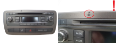 Radio CD player Seat Ibiza 4 IV 6J0035156 AZU