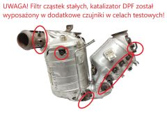 Catalizator DPF 8201727028 208A06131R 2.0dCi Renault