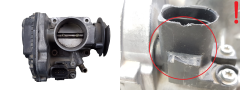 Supapă corp clapetă accelerație VWAG 030133064F 408237130004 2082
