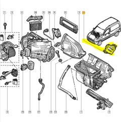 Unitate Control Confort Original Renault Kangoo AC 8200095112