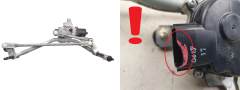 Mecanism Ștergătoare Renault Captur 288001161R Mitsuba 1063