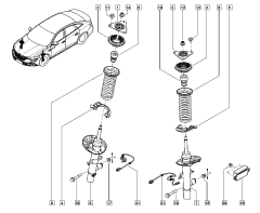 Amortizor Nou Original Oryginał Renault Talisman 543022967R