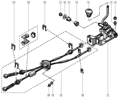Cablu schimbător Original Renault Safrane 7701466936