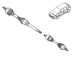 Arbore transmisie Dreaptă Original Renault Vel Satis 2.0 T 8200387369
