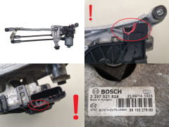 Mecanism Ștergătoare Peugeot 308 2 9810327980 0390241587 Bosch 1317