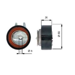 Întinzător Curea Original Citroen Peugeot 407 C5 2.7-3.0 HDI 9814121580