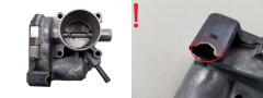 Supapă corp clapetă accelerație VWAG 1.4 030133062A 0280750049 Bosch 2445