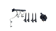 Pompă combustibil și injectoare 167008960R 0445010404 0445110546 1.6dCi Renault