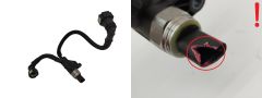 Țeavă combustibil Citroen Peugeot 9828711180 1.5 HDI