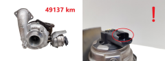 Turbosuflantă 9686120680 GTC1244VZ 1.6 HDI TDCI PSA Ford Volvo 49137 km