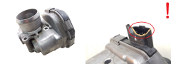 Supapă corp clapetă accelerație Citroen Peugeot 9673534480 1.6 HDI Delphi 2522