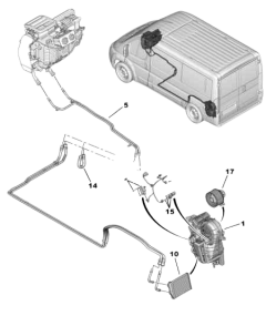 Cablaj interior Original Jumper Boxer Ducato 3 643653
