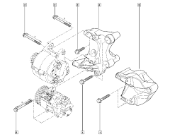 Suport, Bridă Original Trafic III Vivaro NV300 Talento 117105508R