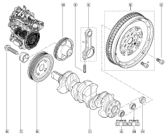 Garnitură, etanșare Original Renault Nissan 1.6-2.0 1232200Q0A