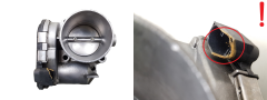 Supapă corp clapetă accelerație Alfa Romeo Iveco Opel 0280750073 Bosch 2525