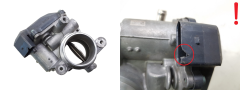 Supapă corp clapetă accelerație 04L128063T 04L128059T A2C94859900 VAG 1639