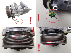 Compresor Climatizare 9651911180 Sanden SD6C12 1350F Citroen Peugeot