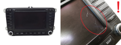Radio CD player Navi VW 1T0035194D 7612002039 Blaupunkt