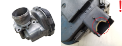 Supapă corp clapetă accelerație Citroen Peugeot 9673534480 1.6 HDI Delphi 2942