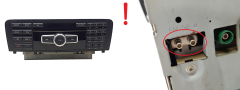 Radio CD player Navi Mercedes-Benz A A2469006810 A2469010802 A1669022605