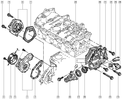 Flanșă termostat Original Renault Megane Scenic 2 1.4 8200489586