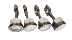 Biele Tłoki Kit 7701474855 7701476471 K4M710 1.6 Renault Laguna 2