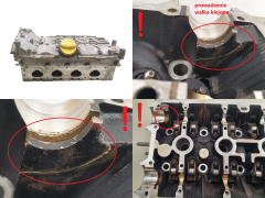 Chiulasă 1640 7701475605 2.0 16v Turbo Renault 8200295888 S6