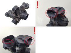 Supapă corp clapetă accelerație Peugeot 407 9655971780 1.6 HDI Delphi 3147