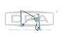 Macara Geam Faceți Skoda 1U0837461B 88370364602 DPA
