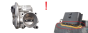 Supapă corp clapetă accelerație Renault Smart 161203912R H8201269254 1.0 1155
