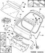 Izolație fonică Spate Original Citroen Peugeot C4 8748GA