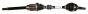 Arbore transmisie Dreaptă Nou Original 391004PC0A Renault
