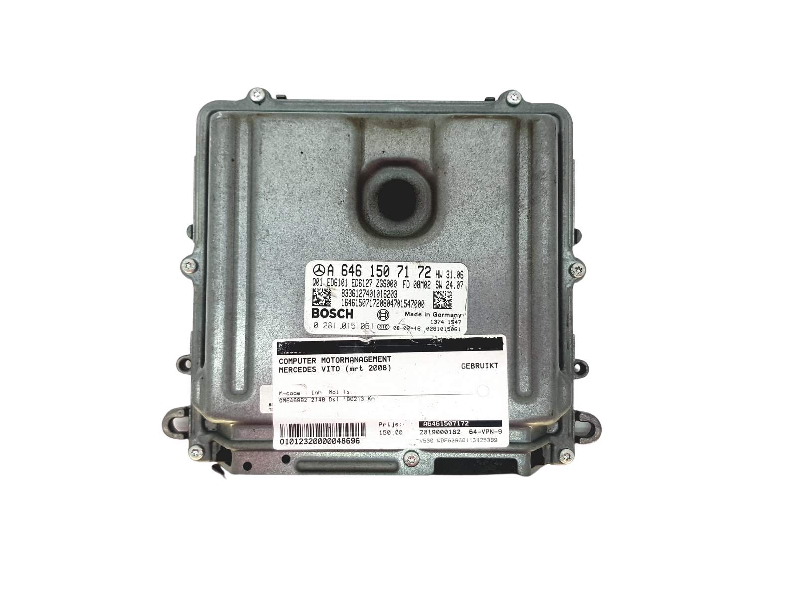 Unitate Control A6461507172 0281015061 Mercedes Bosch main product photo