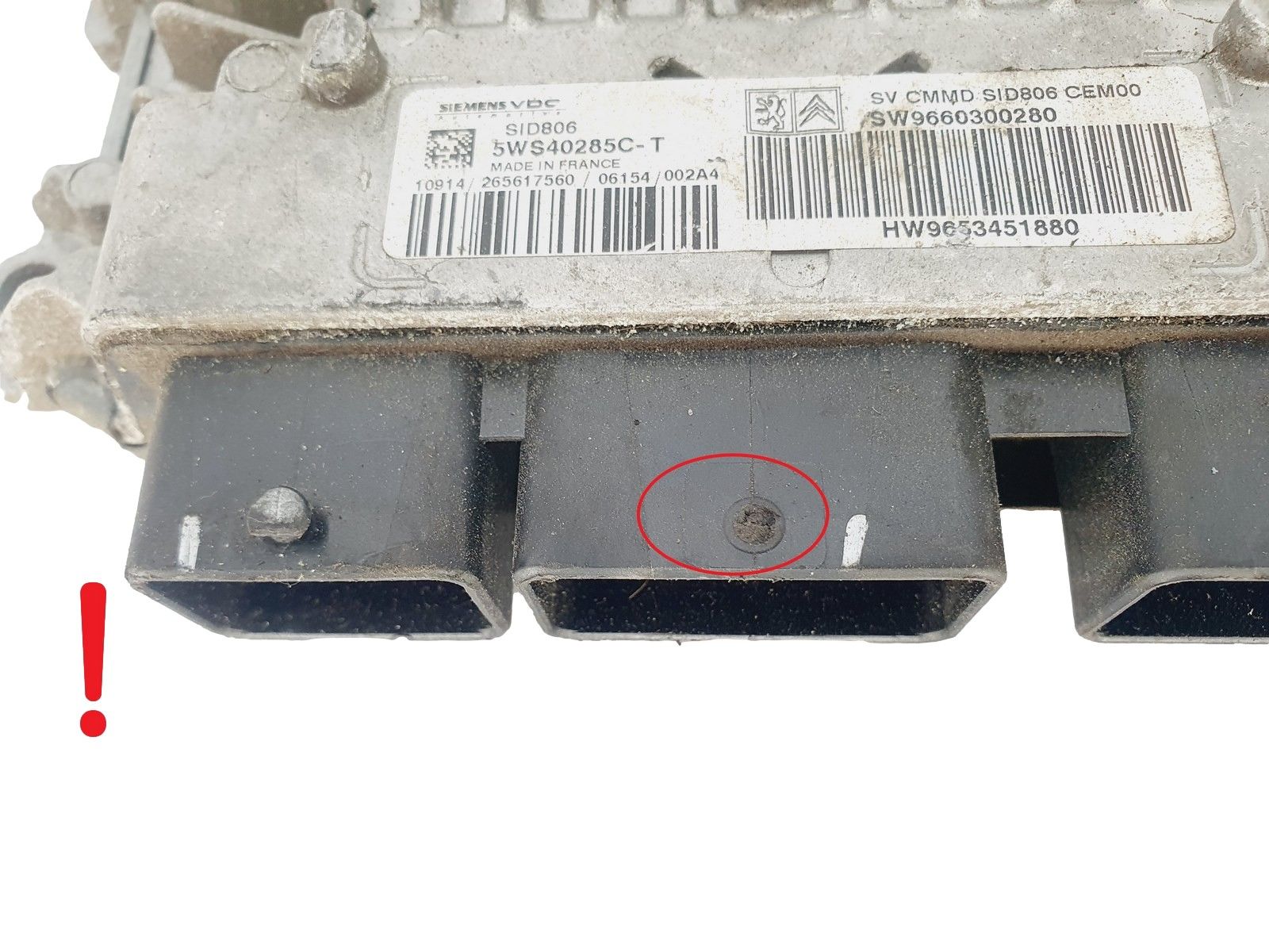 Unitate Control 9660300280 9653451880 5WS40285C-T PSA Siemens 46431 main product photo