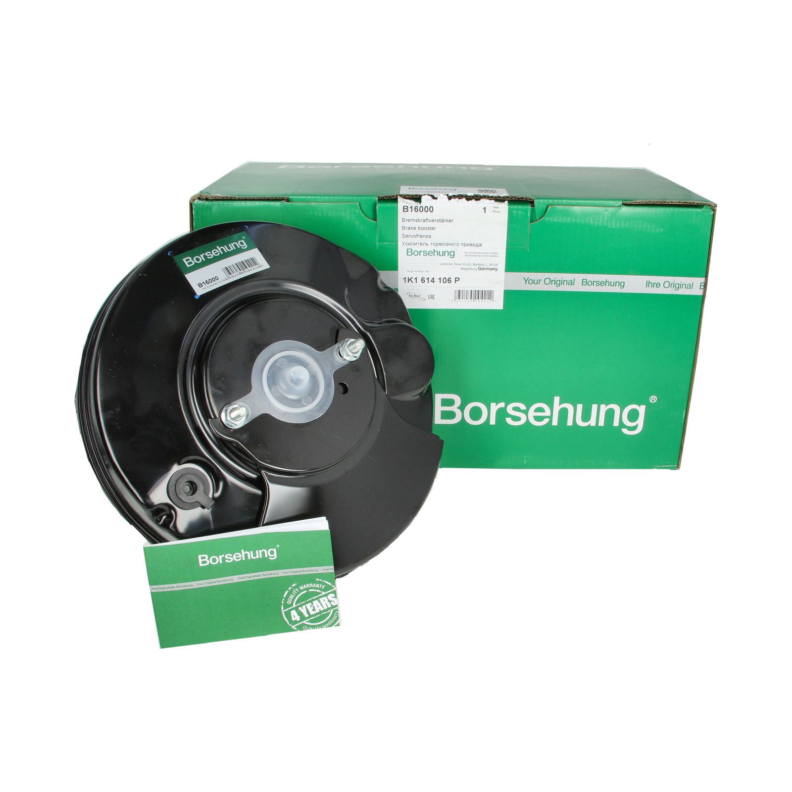 Servomecanism Frână Faceți VW Audi Skoda 1K1614106P B16000 Borsehung main product photo