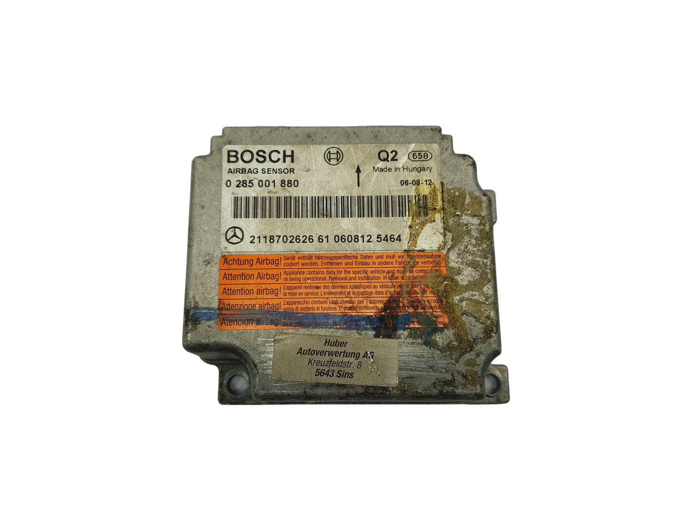 Unitate Control 2118702626 0285001880 Mercedes Bosch main product photo