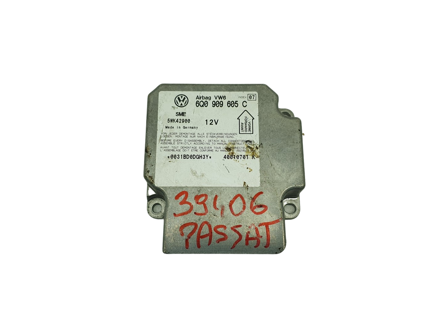 Modul unitate de control 6Q0909605C 5WK42900 VW Siemens 68969 main product photo