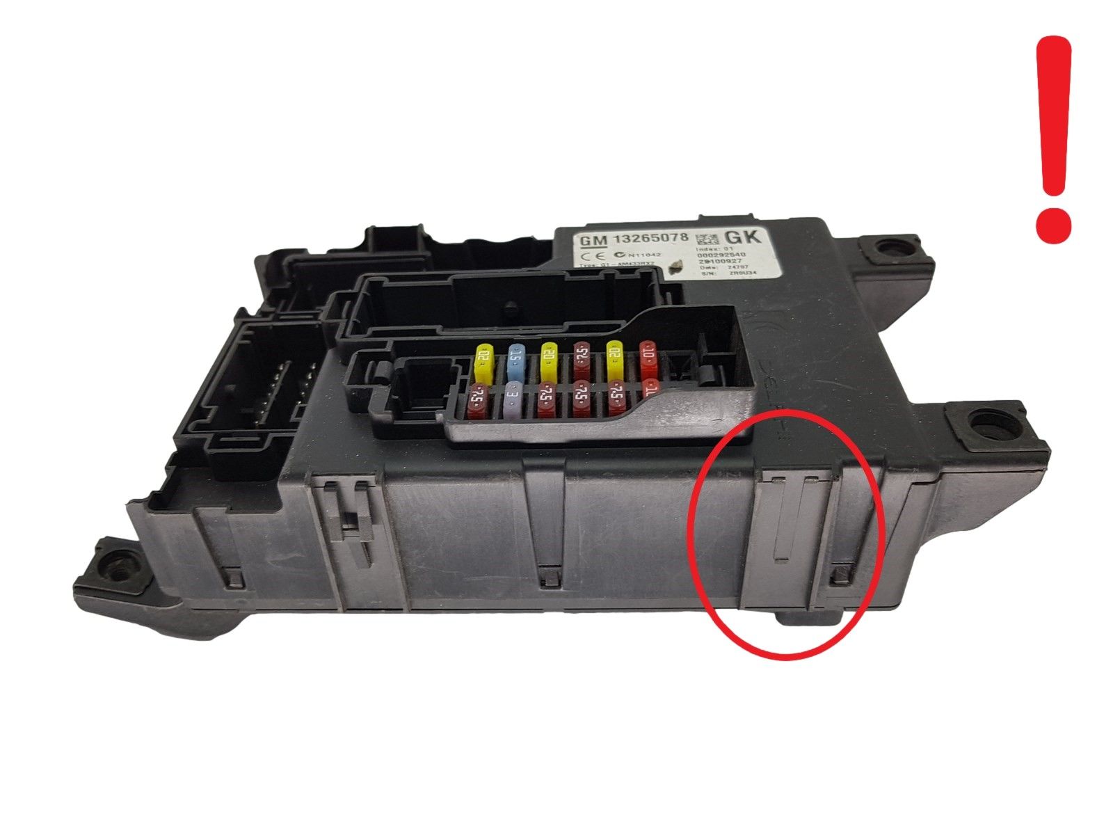 Cutie siguranțe Opel 13265078 28100927 000292540 GK GM 20493 main product photo